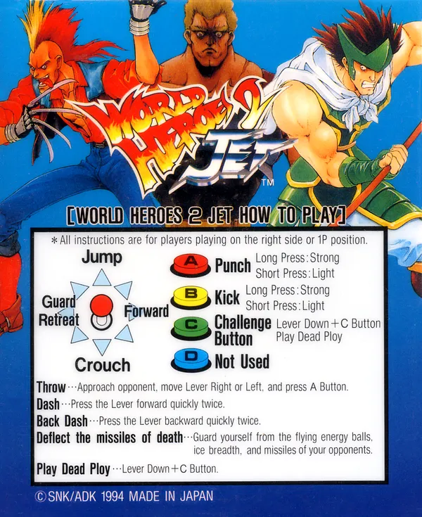 World Heroes 2 Jet mini marquee